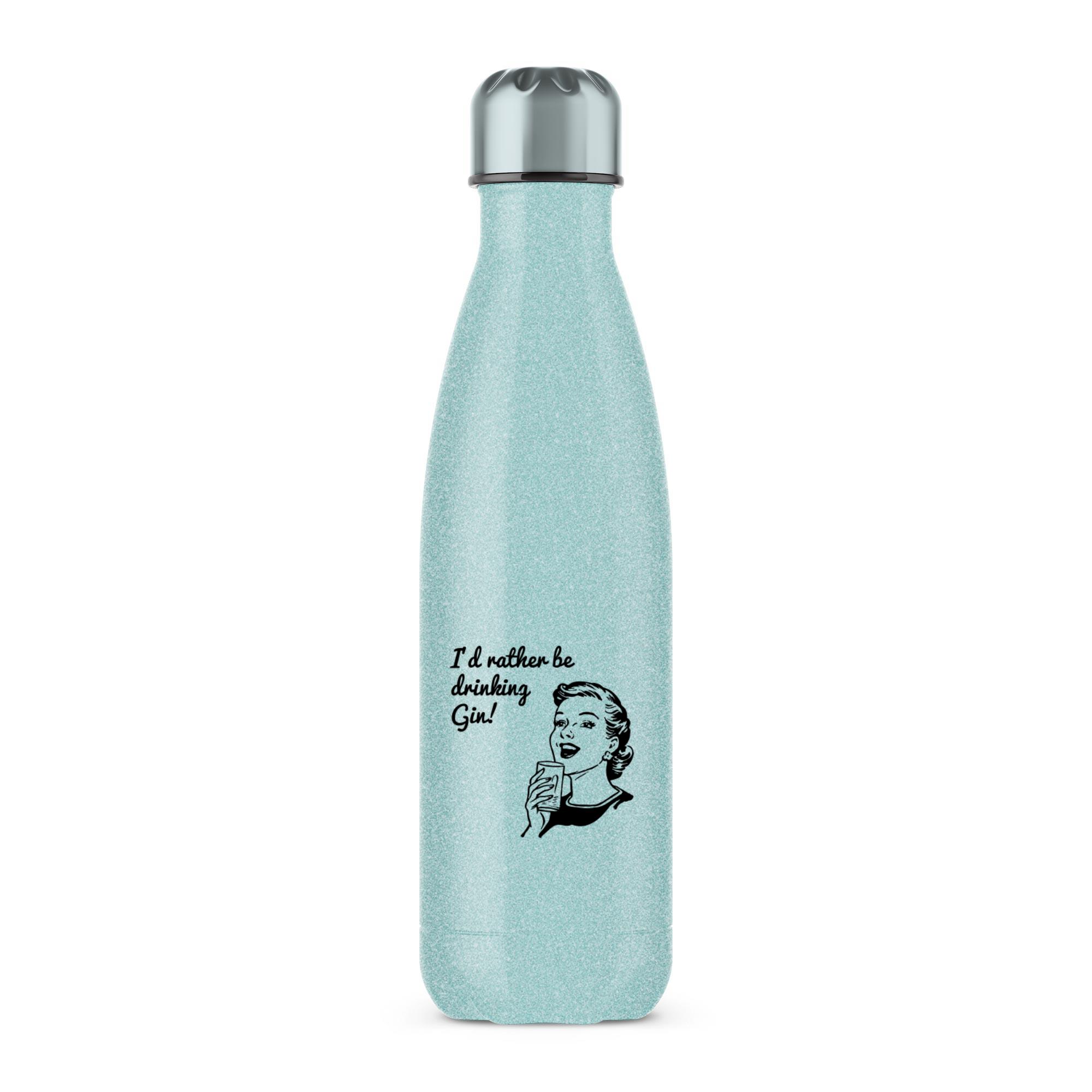 I'd Rather Be Drinking Gin - Novelty Water Bottles - Slightly Disturbed - Image 3 of 6