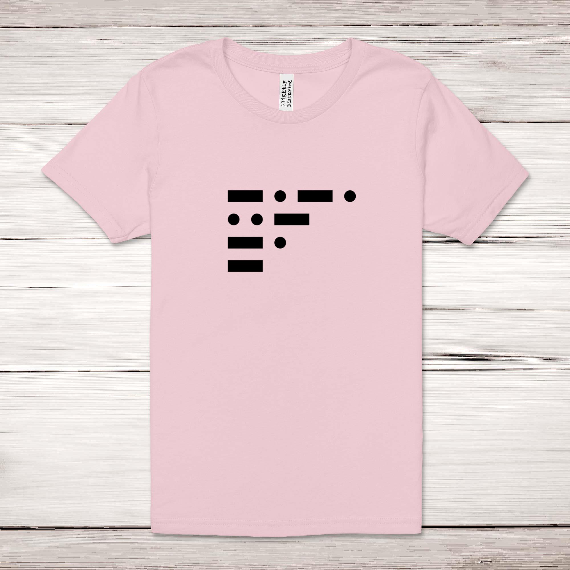 Morse Code Cunt - Rude Adult T-Shirts - Slightly Disturbed - Image 9 of 10