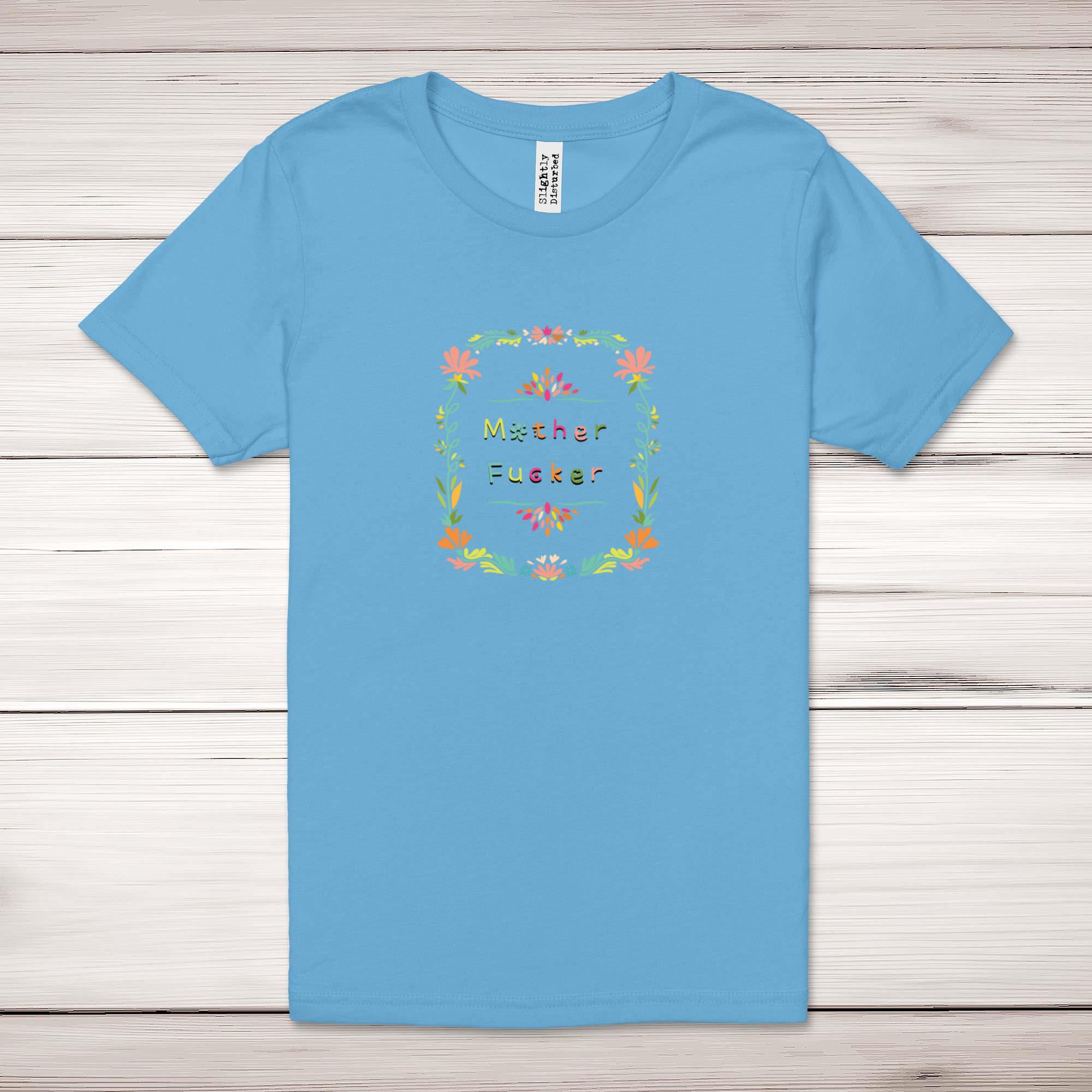 Floral Motherf*cker Adult T-Shirt - Picture 10 of 13