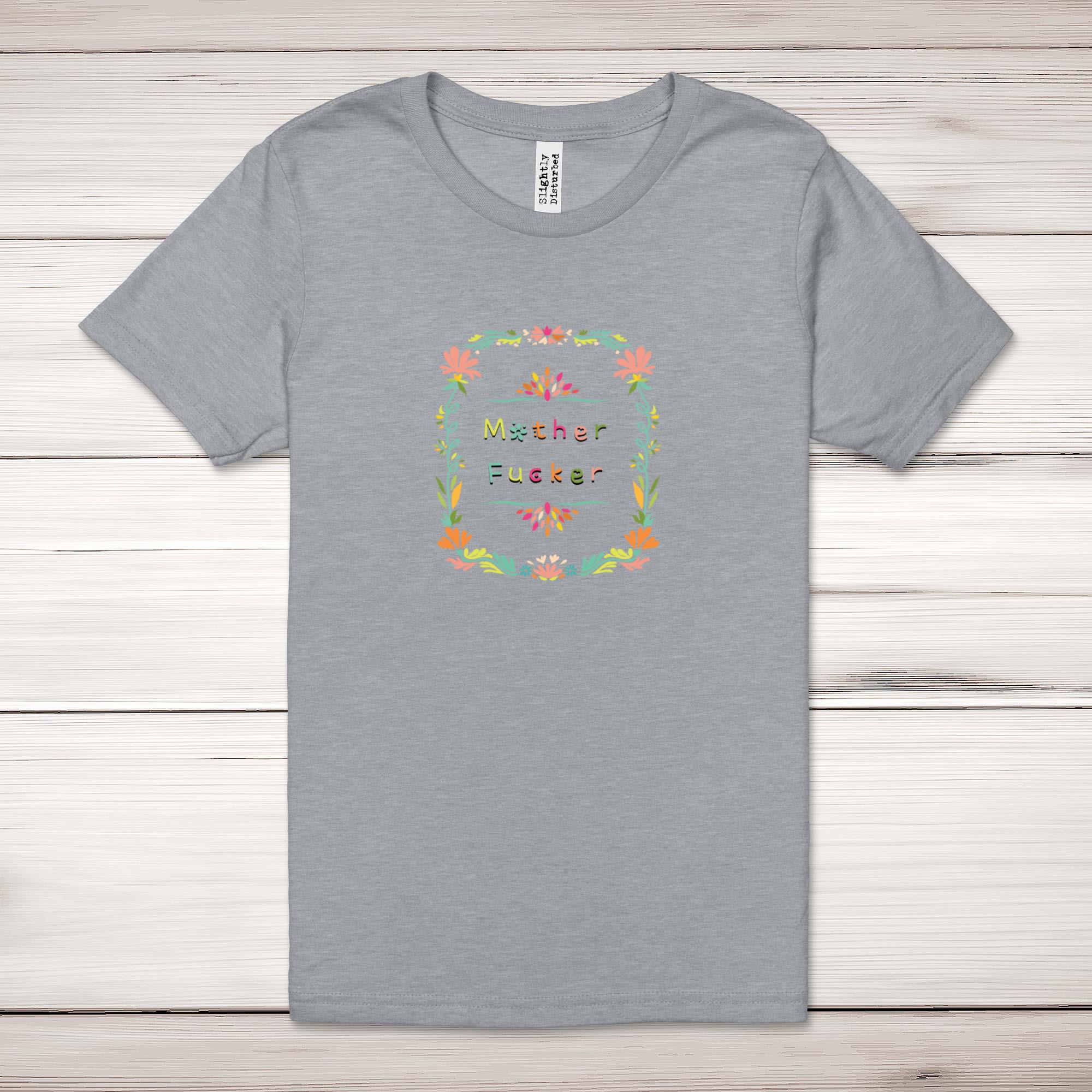 Floral Motherf*cker Adult T-Shirt - Picture 13 of 13