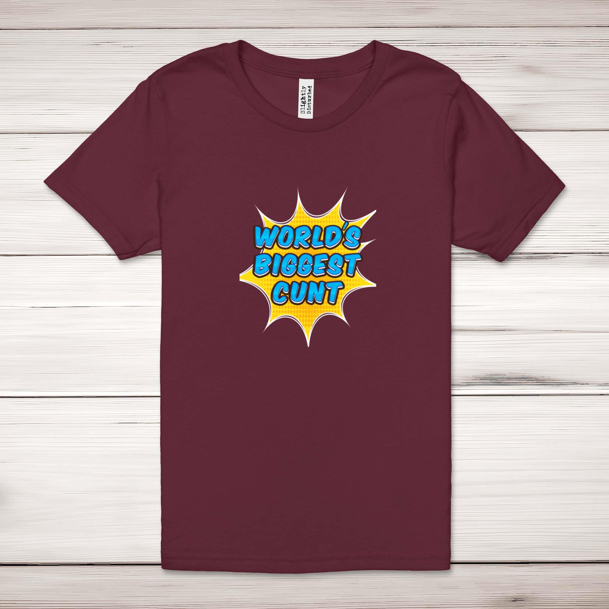 World's Biggest C*nt Adult T-Shirt - Picture 13 of 13