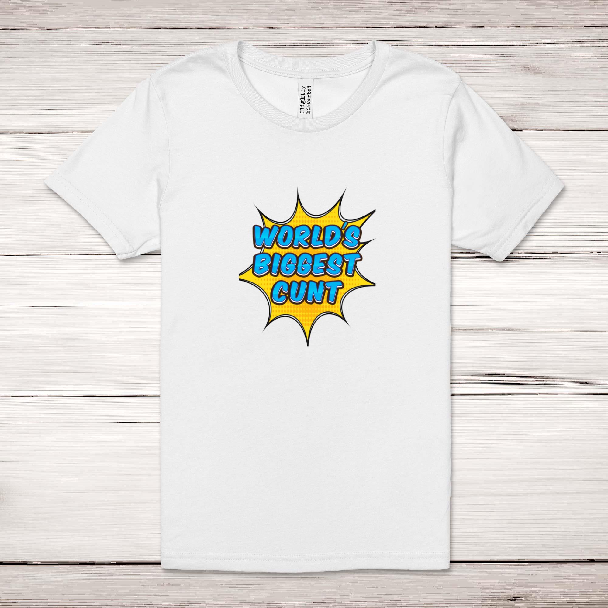 World's Biggest C*nt Adult T-Shirt - Picture 2 of 13