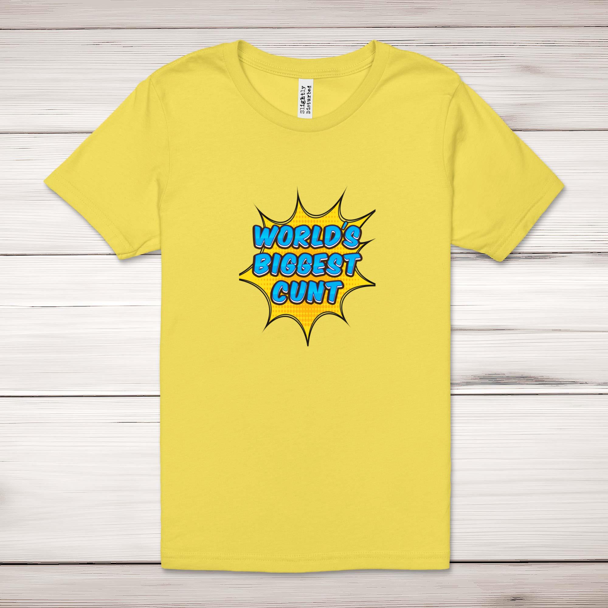 World's Biggest C*nt Adult T-Shirt - Picture 12 of 13