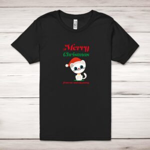 Merry Christmas From Me And My Pussy - Rude Adult T-Shirts - Slightly Disturbed - Image 1 of 10