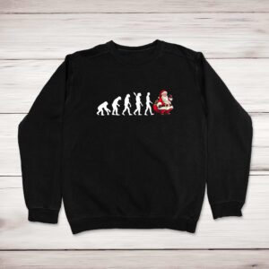 Evolution Of Christmas - Novelty Sweatshirts - Slightly Disturbed - Image 1 of 2
