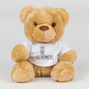 Scrabble Tiles You Cunt - Rude Swear Bear - Slightly Disturbed - Image 1 of 2