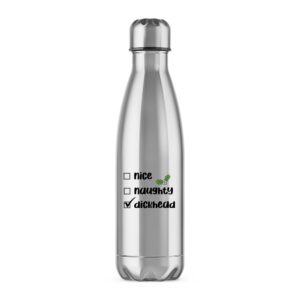 The Dickhead List - Rude Water Bottles - Slightly Disturbed - Image 1 of 6