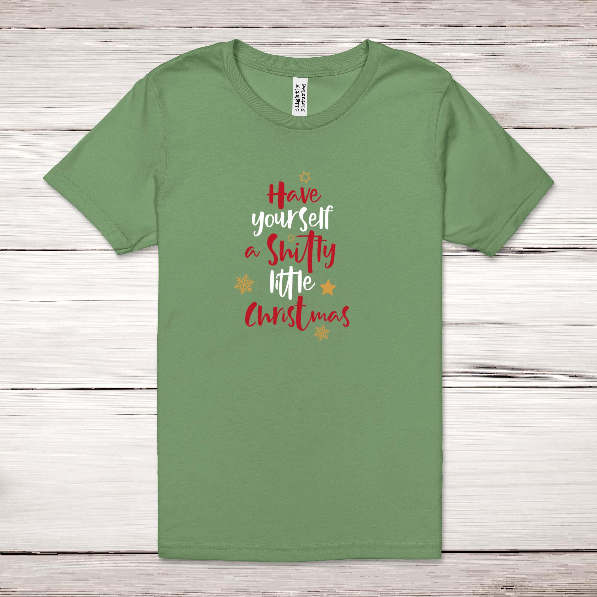 Shitty Little Christmas - Rude Adult T-Shirts - Slightly Disturbed - Image 5 of 10