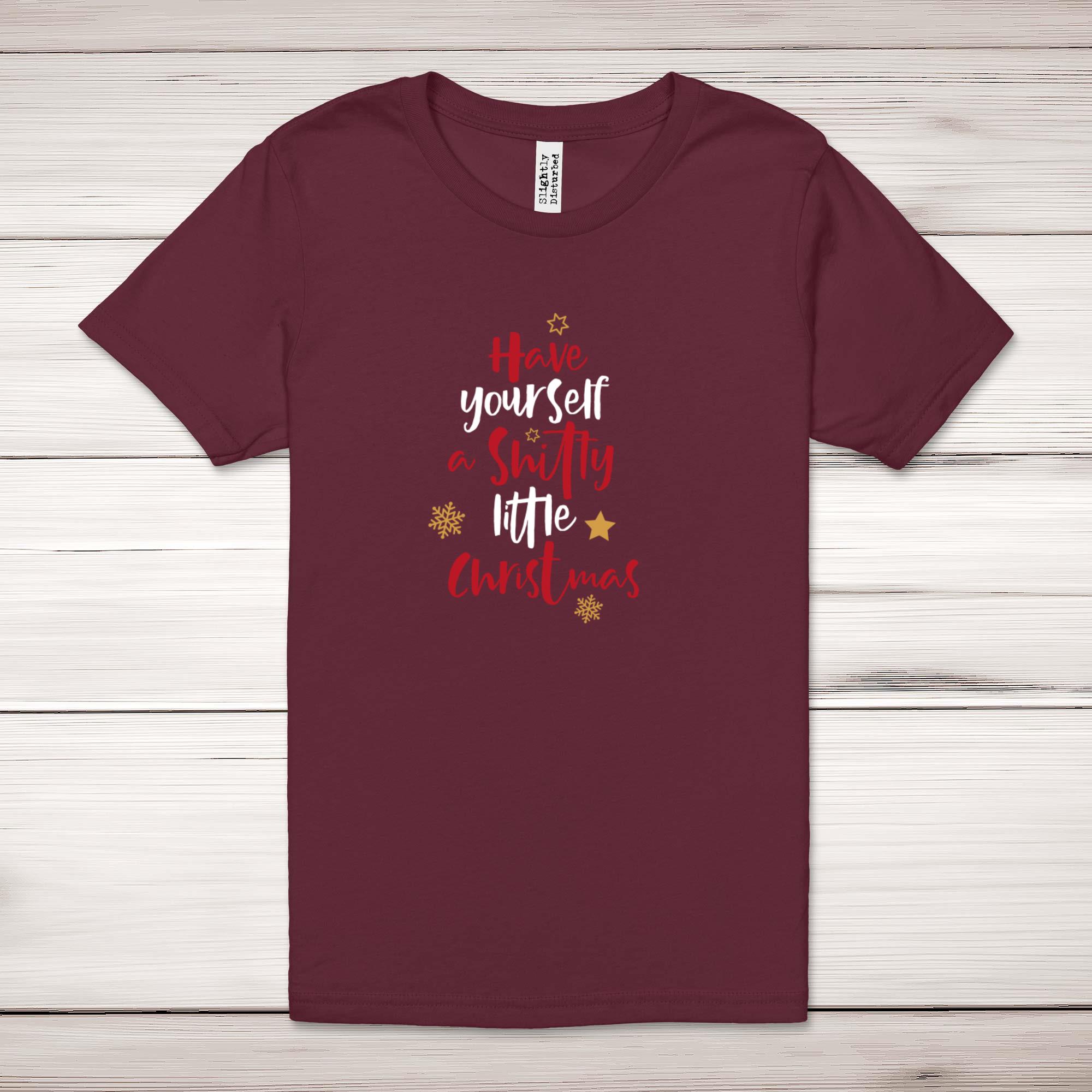 Shitty Little Christmas - Rude Adult T-Shirts - Slightly Disturbed - Image 7 of 10