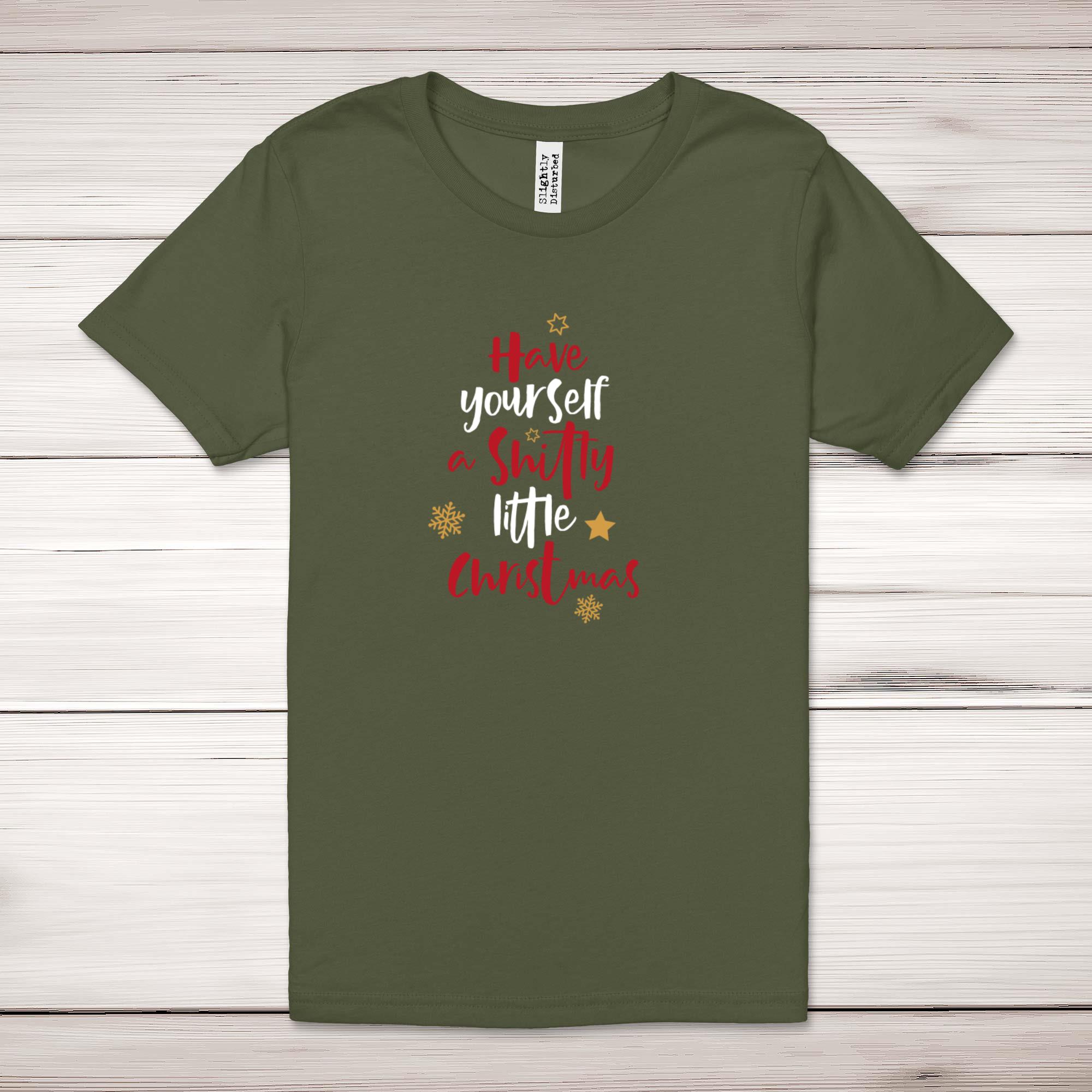 Shitty Little Christmas - Rude Adult T-Shirts - Slightly Disturbed - Image 10 of 10