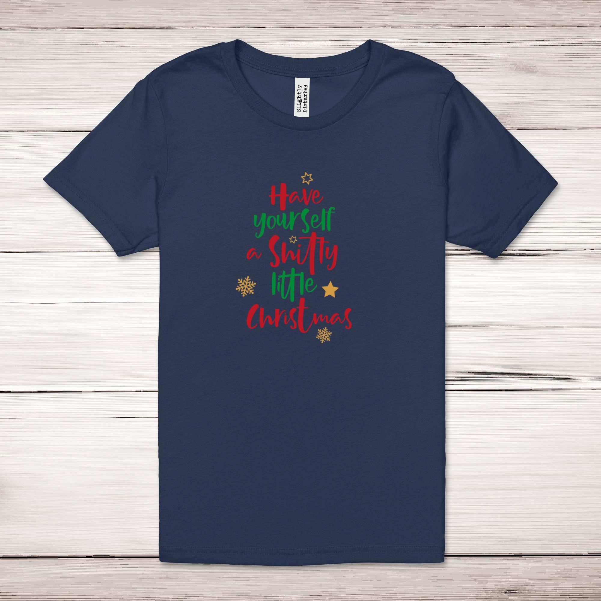 Shitty Little Christmas - Rude Adult T-Shirts - Slightly Disturbed - Image 3 of 10