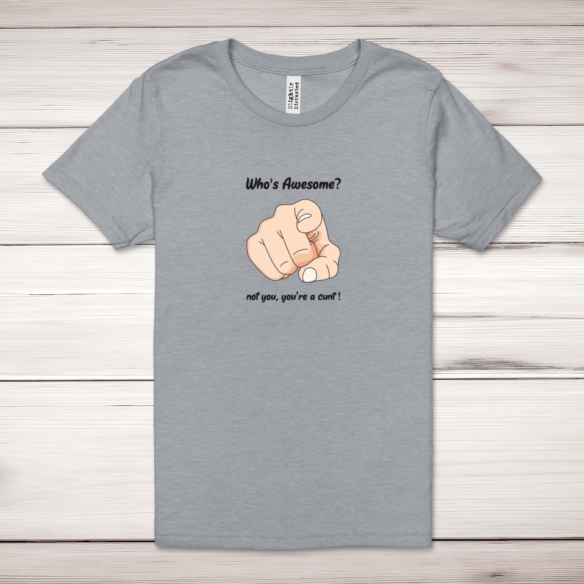 Who's Awesome Adult T-Shirt - Picture 10 of 13