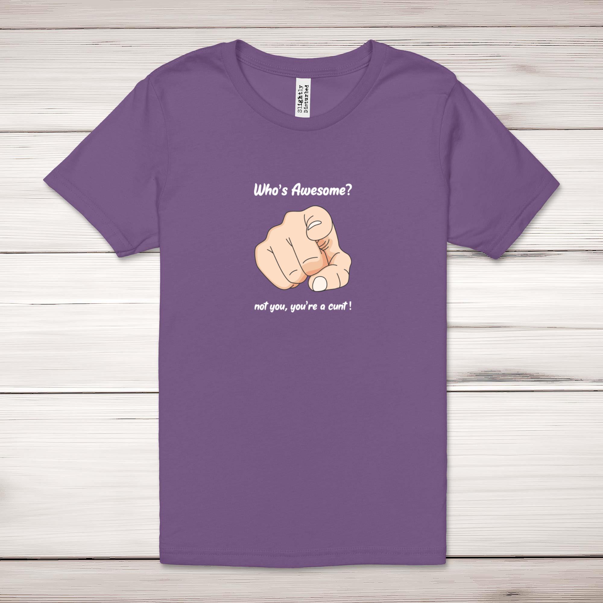 Who's Awesome Adult T-Shirt - Picture 4 of 13