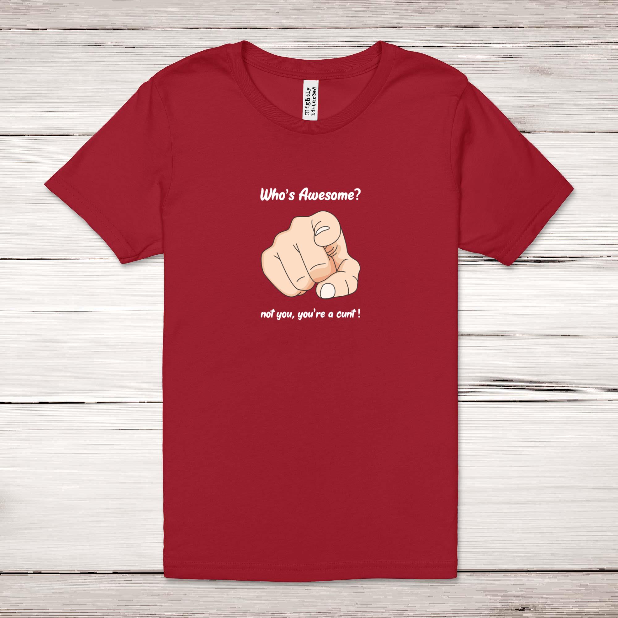 Who's Awesome Adult T-Shirt - Picture 12 of 13