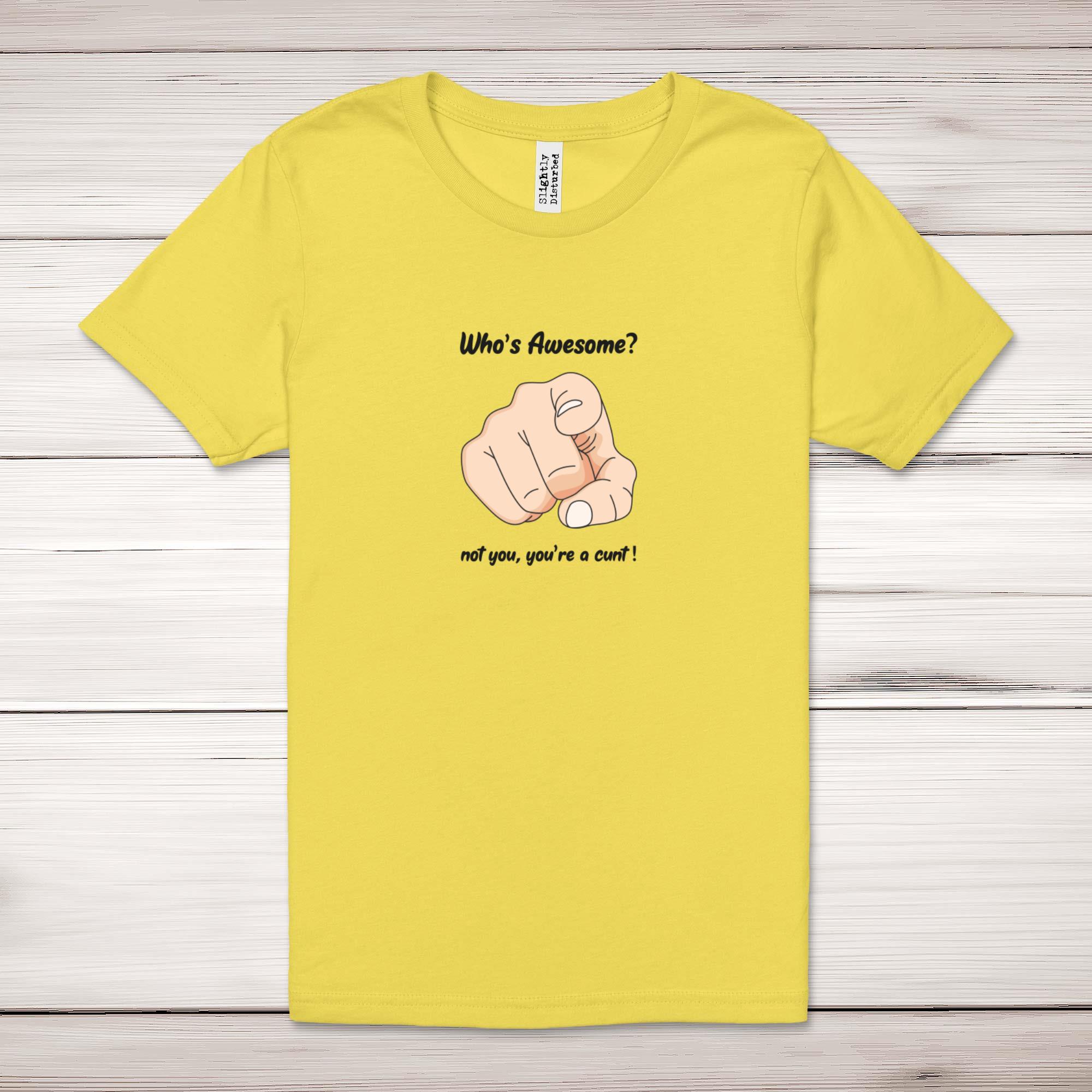 Who's Awesome Adult T-Shirt - Picture 6 of 13