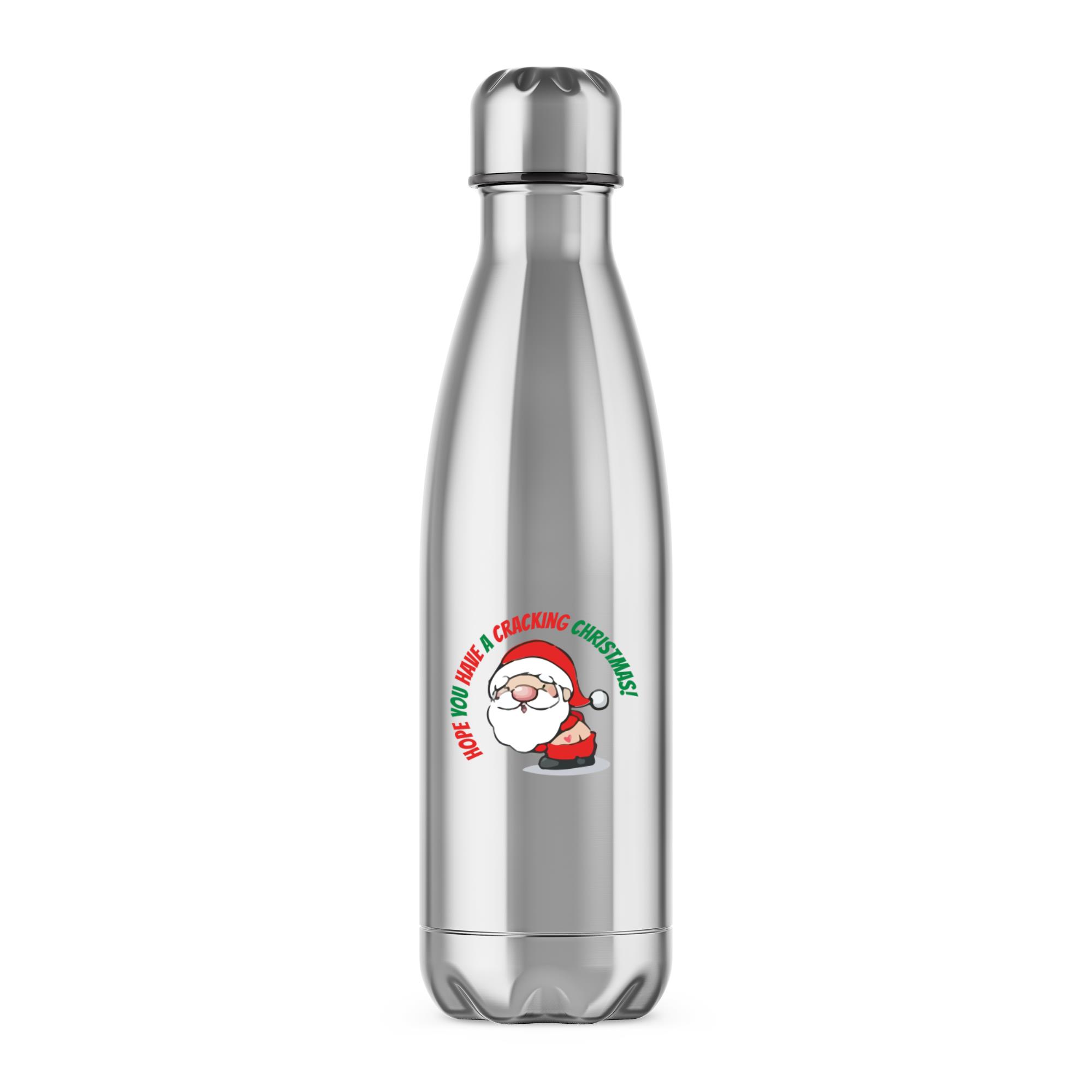 Cracking Christmas Water Bottle - Picture 3 of 3