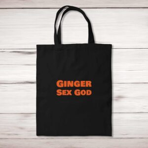 Ginger Sex God - Rude Tote Bags - Slightly Disturbed
