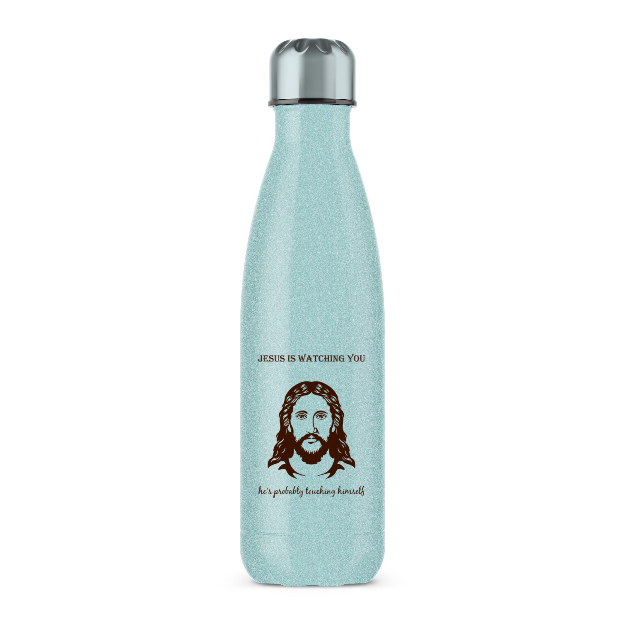 Jesus Is Watching You Water Bottle - Picture 5 of 7
