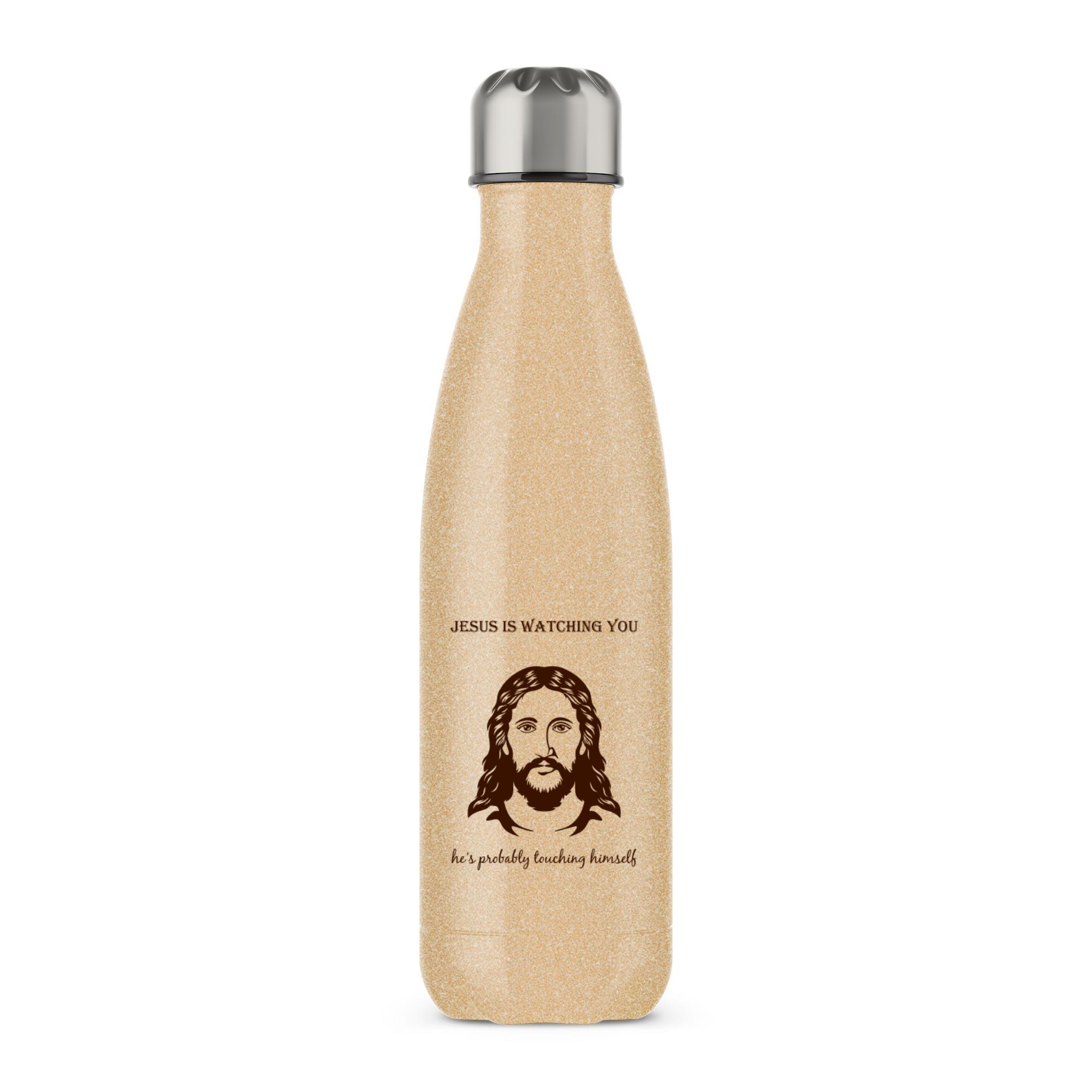 Jesus Is Watching You Water Bottle - Picture 3 of 7