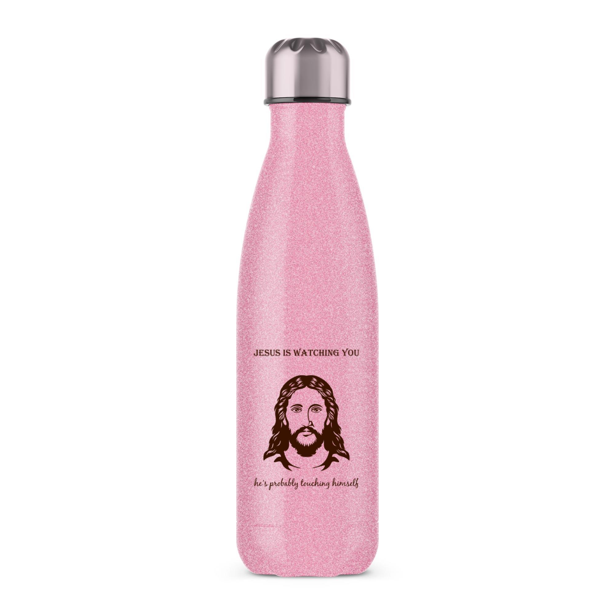 Jesus Is Watching You Water Bottle - Picture 7 of 7
