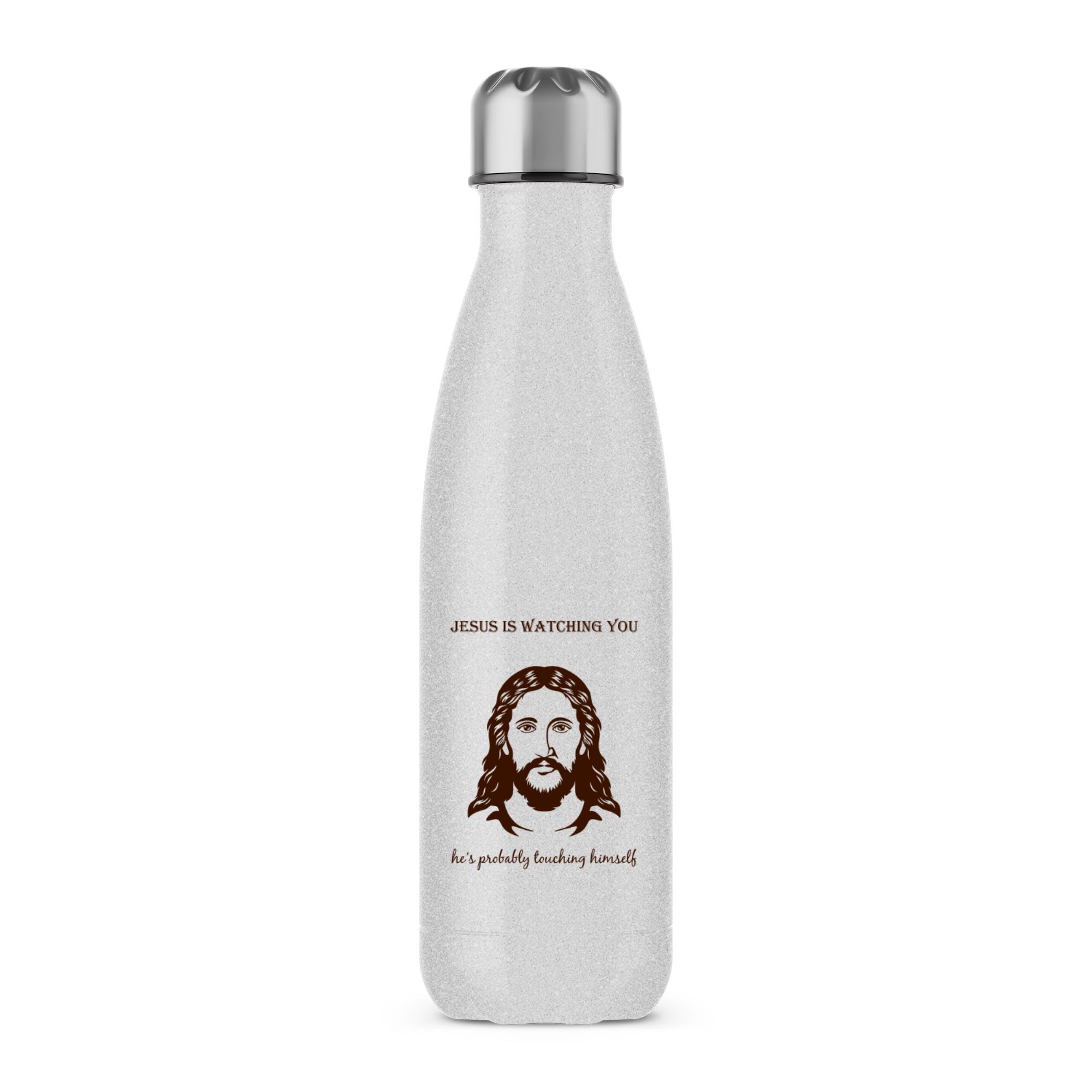Jesus Is Watching You Water Bottle - Picture 4 of 7
