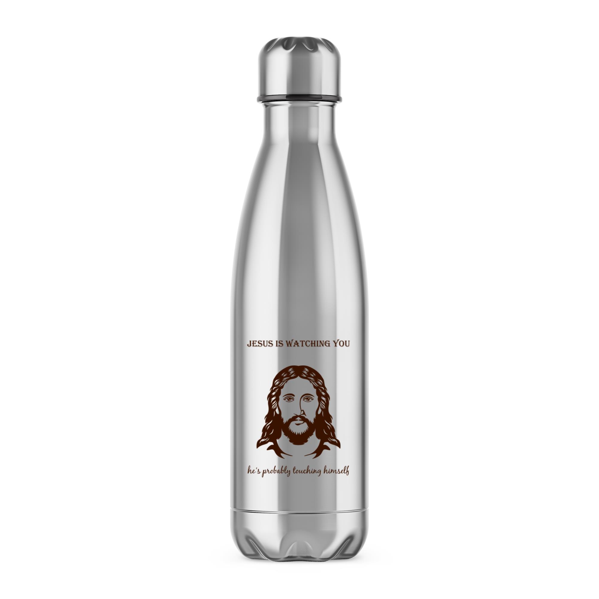 Jesus Is Watching You Water Bottle - Picture 6 of 7