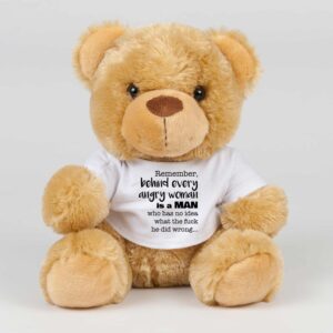 Behind Every Angry Woman - Rude Swear Bear - Slightly Disturbed - Image 1 of 2