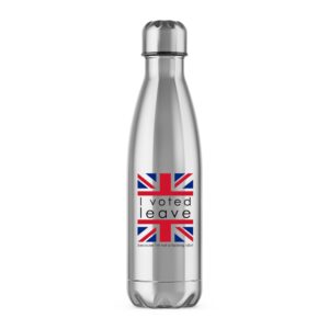 I Voted Leave - Rude Water Bottles - Slightly Disturbed - Image 1 of 6