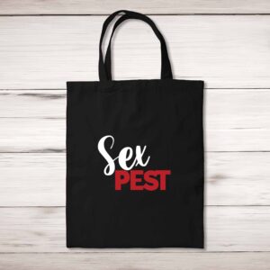Sex Pest - Rude Tote Bags - Slightly Disturbed - Image 1 of 4