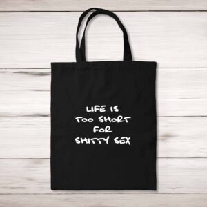 Shitty Sex - Rude Tote Bags - Slightly Disturbed - Image 1 of 5