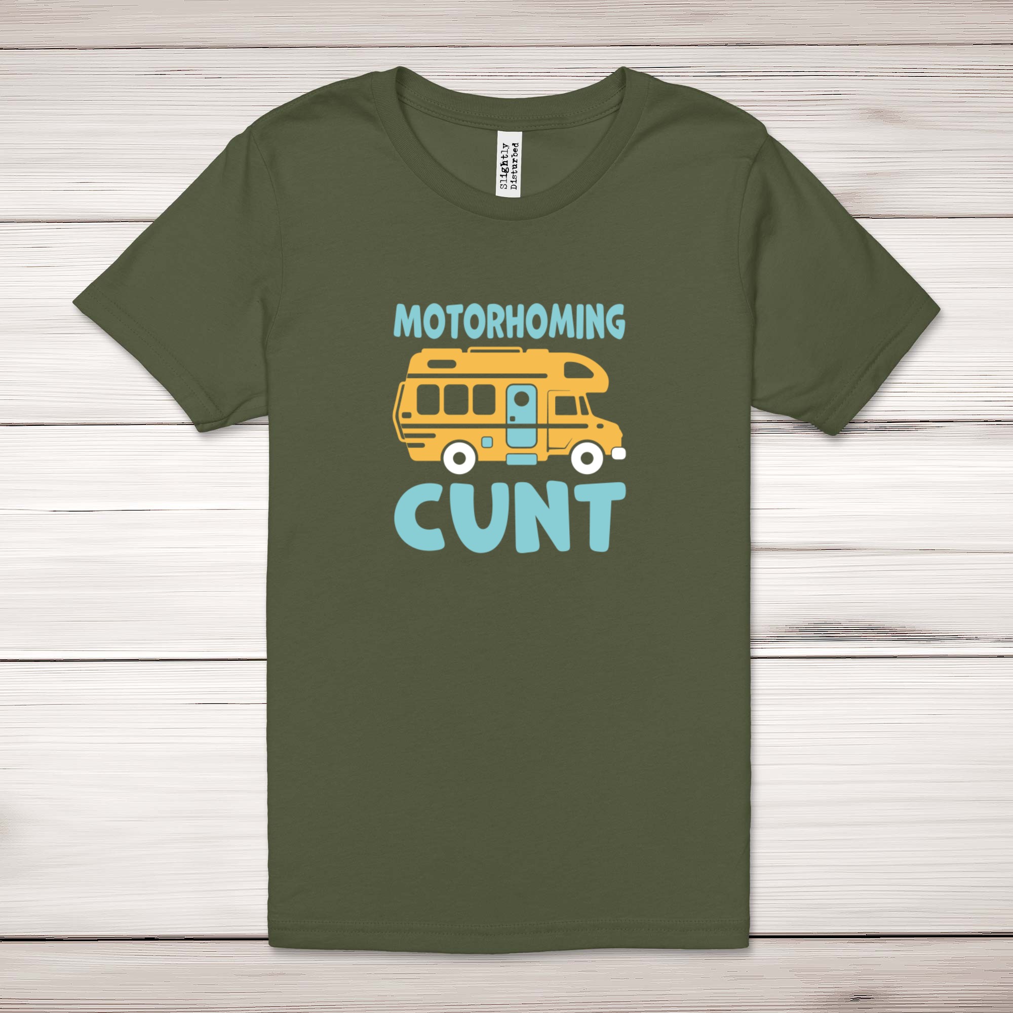 Motorhoming C*nt Adult T-Shirt - Picture 11 of 13