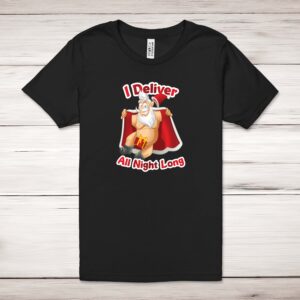 All Night Long - Rude Adult T-Shirts - Slightly Disturbed - Image 1 of 12
