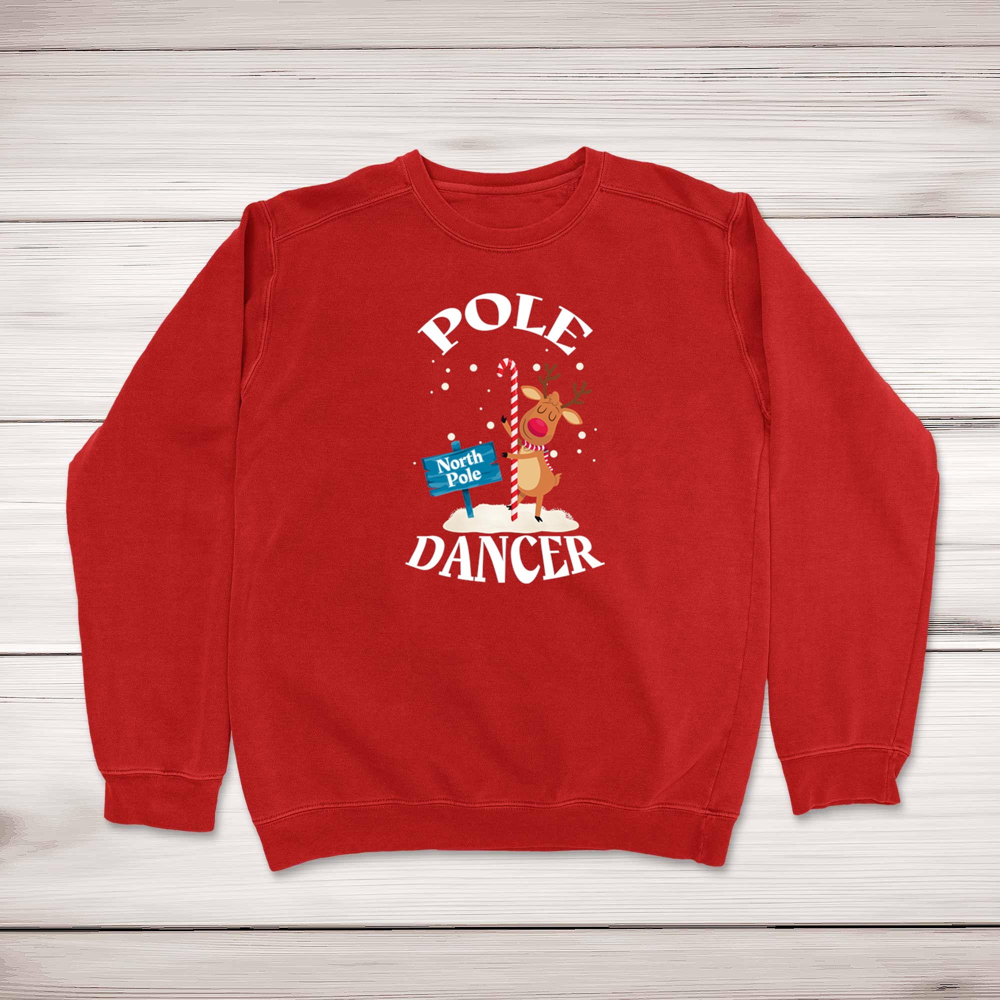North Pole Dancer Christmas Jumper - Picture 2 of 3